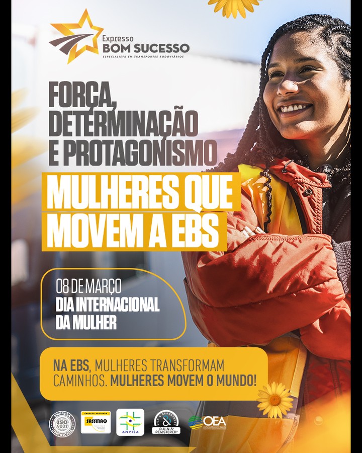 Participantes da ação do Dia Internacional da Mulher