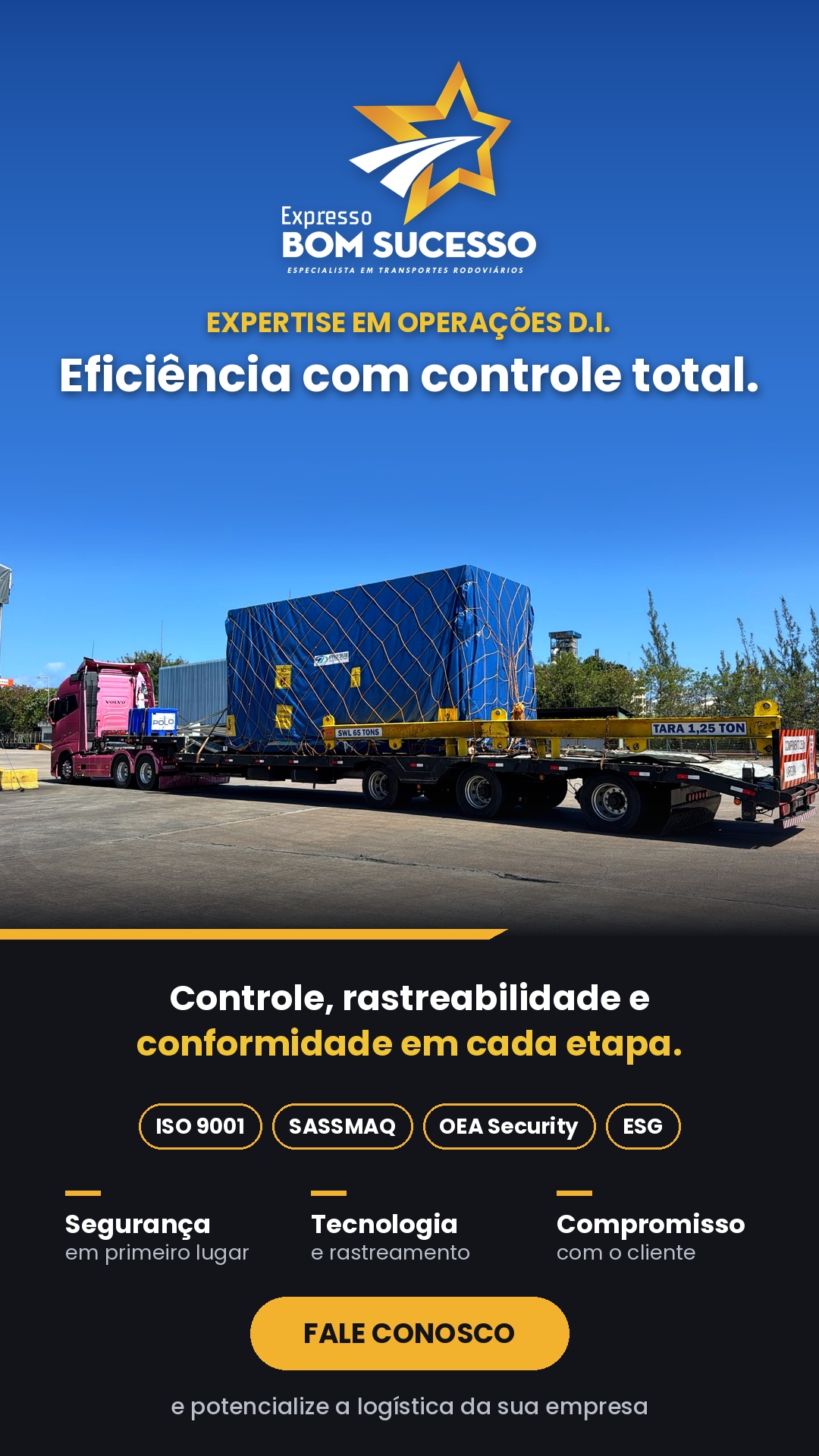 Expertise em Operações D.I.: a diferença que o Expresso Bom Sucesso entrega