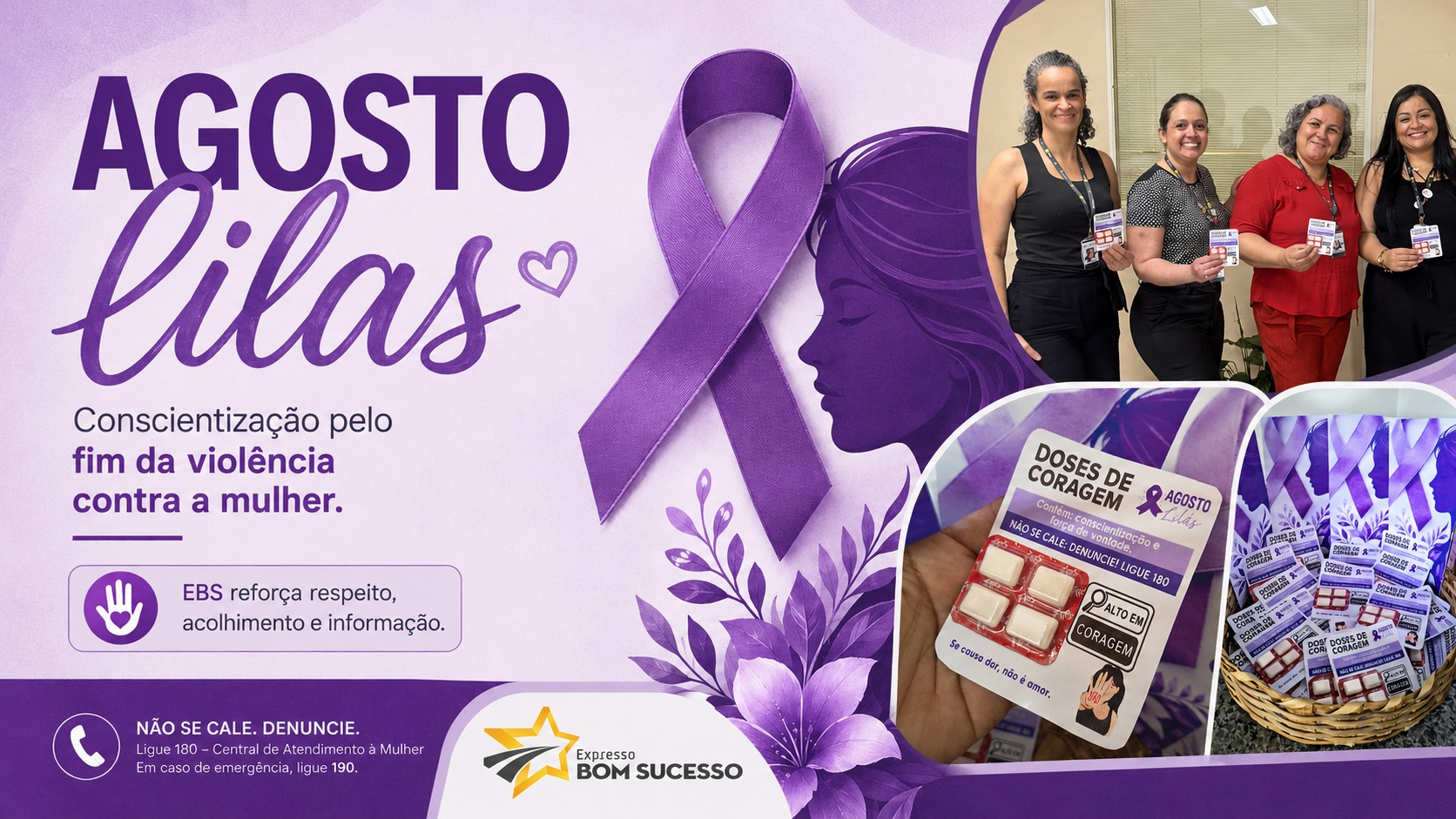 Agosto Lilás